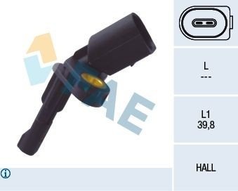 FAE 78101 Sensor ABS FAE 78101 Sensor ABS