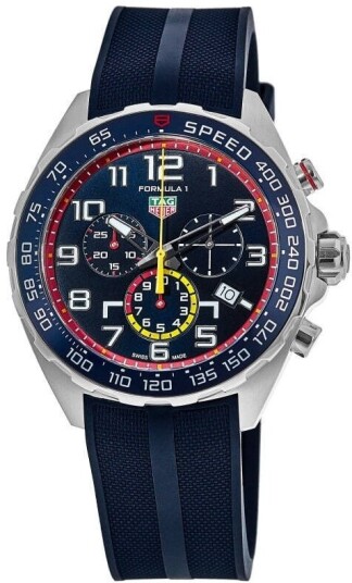 TAG Heuer Herreklokke CAZ101AL.FT8052 Formula 1 Blå/Gummi Ø43 mm TAG Heuer Herreklokke CAZ101AL.FT8052 Formula 1 Blå/Gummi Ø43 mm