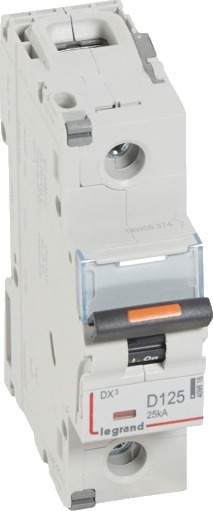 Legrand DX3 MCB automatsikring D125 1P 1M 25kA