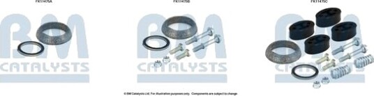 Montasjesett sot  / partikkelfilter BM CATALYSTS FK11475