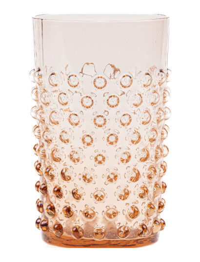 Anna von Lipa Hobnail Glass - Pink - 200 ML