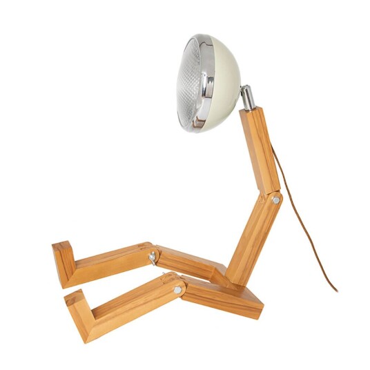 Piffany Copenhagen Mega Mr. Wattson Bordlampe Vintage White Piffany Copenhagen Mega Mr. Wattson Bordlampe Vintage White