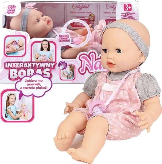 Natalia Babydukke 41 cm Snakker og Gråter Fra 3 år