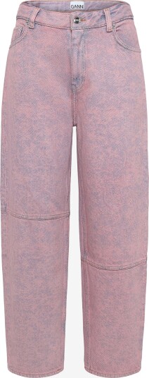 Ganni Overdyed Heavy Denim Stary Pink 25 x 33