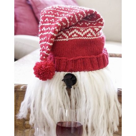 Merrier Christmas by DROPS Design Vin nisse Strikkeoppskrift 2 3 L