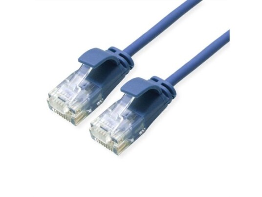 Roline Green 21.44.3946 3 M Cat6a U/Utp Utp Rj-45 Rj-45 Blå