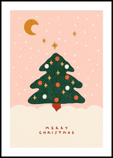 Christmas Tree Poster Plakat / 30x40cm