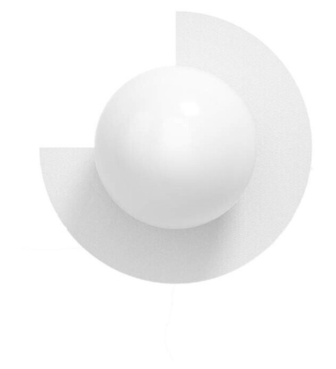 Swedish Ninja - Candy Big Circle 270 L Vegglampe Cottoncandy White Swedish Ninja