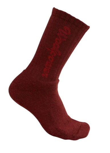 Woolpower Kids Socks Classic Logo 400 Rust Red 25-27 Woolpower Kids Socks Classic Logo 400 Rust Red 25-27