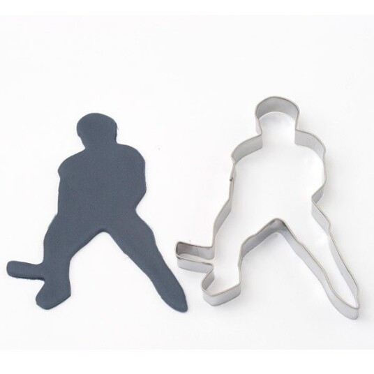 Pepperkakeform Hockeyspiller 10cm