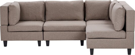 Buck Modulsofa 4 seter   Brun/Svart