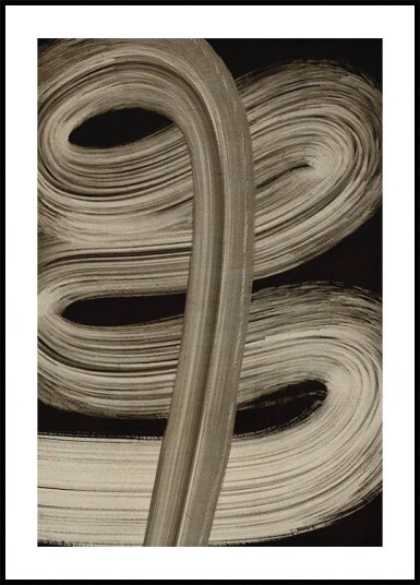 Flowing Strokes Plakat / 30x40cm