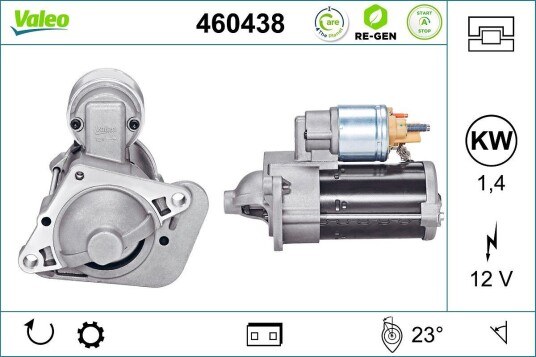 Starter VALEO 460438 Starter VALEO 460438