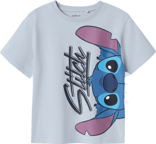 Name It Nmmanwit Stitch t-skjorte til småbarn Pearl Blue