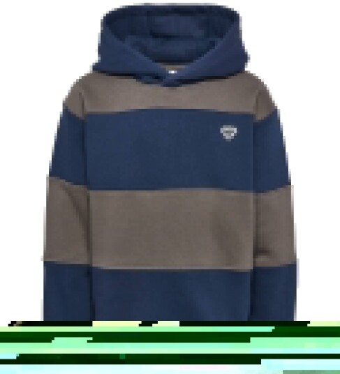 Hummel Hettegenser hmlJR Dress Blues Hummel 11 12 år (146 152) Hettegenser Blå Brun Grå Marineblå