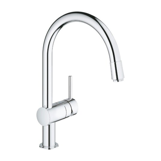 Grohe Vento C Pullout Kjøkkenkran Krom