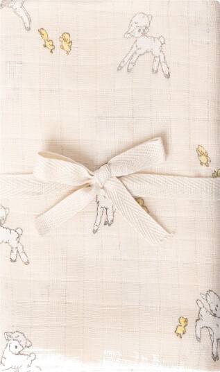 That"s Mine Jana Muslin Swaddle Cream ONE SIZE That"s Mine Jana Muslin Swaddle Cream ONE SIZE