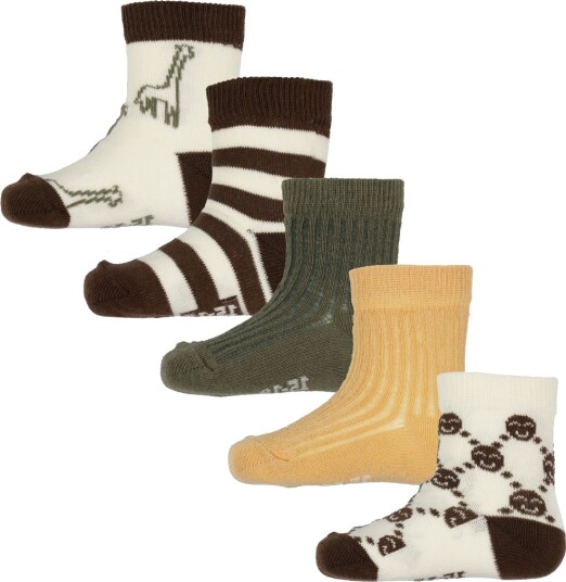 Minymo Socks W. Pattern (5-Pack) - Multi/patterned - 31\34