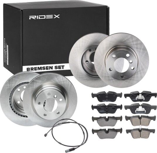 Bremseskiver og -klosser RIDEX 3405B1727