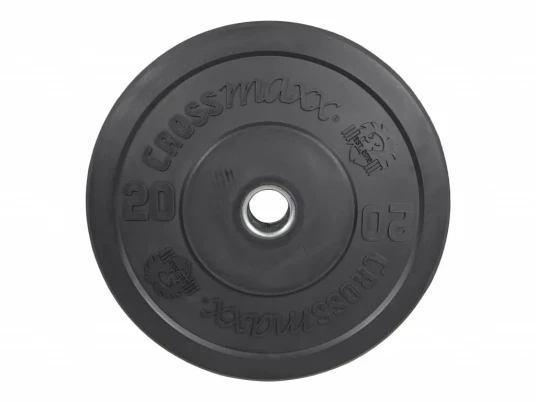 Crossmaxx Bumper Plate 20 kg Sort Crossmaxx Bumper Plate 20 kg Sort
