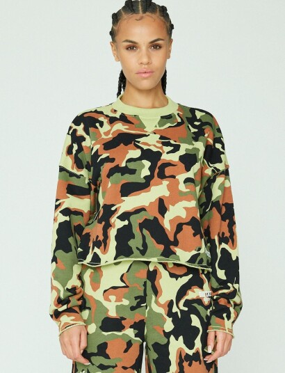 ROTATE Birger Christensen Valerie Sweatshirt Multi/patterned XS