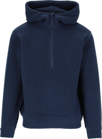 Twentyfour Mode Pile Hood Half Zip Blå 2XL