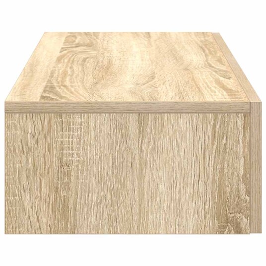  Vegghylle med skuffer sonoma eik 80x33x17 cm konstruert tre 8721158650108