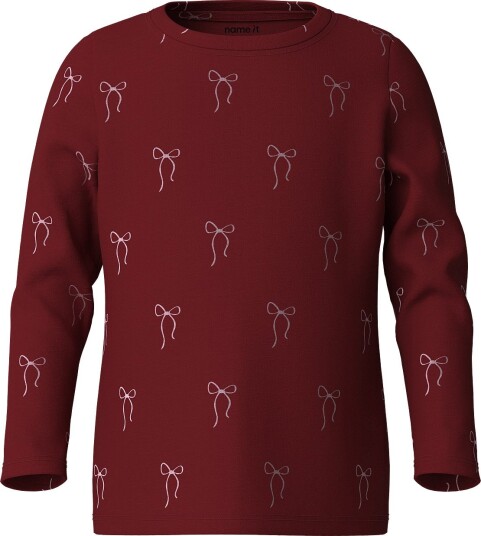Name It Nmfri Ls Top RED DAHLIA 110