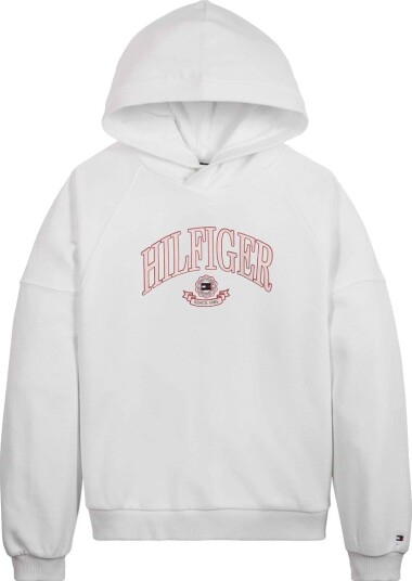 Tommy Hilfiger Hettegenser Hilfiger Varsity White Tommy Hilfiger 8 år 128 Hettegenser Hvit