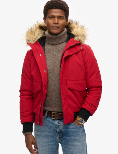 Superdry Everest Bomber - Red - L Superdry Everest Bomber - Red - L