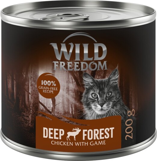 Wild Freedom Våtfôr Adult Deep Forest Vilt & Kylling 6 X 200 G