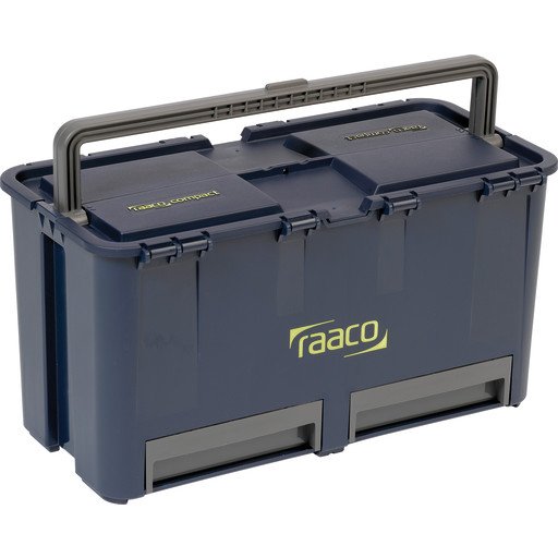 Raaco Compact 27 Verktøykasse i Plast 47.4 x 24.8 cm Blå Raaco Compact 27 Verktøykasse i Plast 47.4 x 24.8 cm Blå
