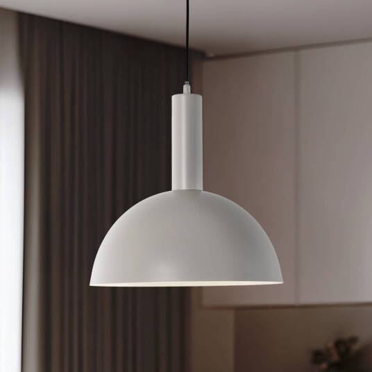 Sigma Vitrum cupola M hengelampe taupe metall Ø 30 cm E27 Sigma Vitrum cupola M hengelampe taupe metall Ø 30 cm E27
