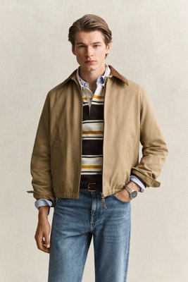 Gant Moleskin Harrington Jacket   LIGHT TAUPE   XL
