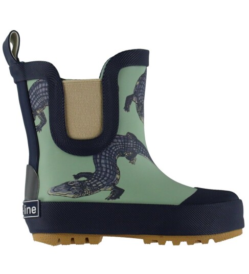 Mikk line Gummistøvler   Gummistøvler Short   Croco AOP   Mikk line   19   Gummistøvler Marineblå Turkis