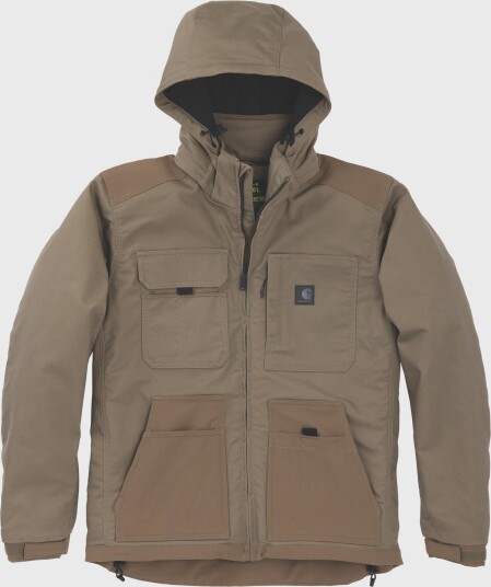 Carhartt Men"s Steel Braddock Jacket Field Fatigue L
