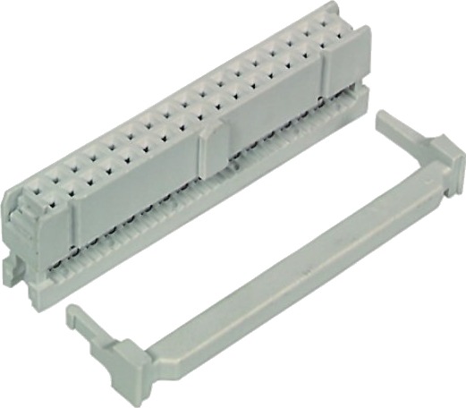 Efb Elektronik 20034.3, Rm 2.54, Grå, Plast