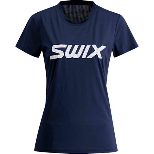 Swix Relay Tee Dame Dark Navy L Swix Relay Tee Dame Dark Navy L