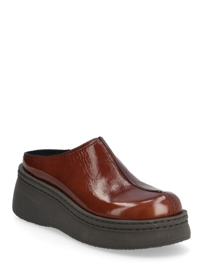 MIISTA Mego Dark Brown Mules Brown 36 MIISTA Mego Dark Brown Mules Brown 36