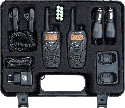 Stabo Freecomm 700 20701 Pmr-Walkie-Talkier 8 Kanaler 10 Km, 2-Pk