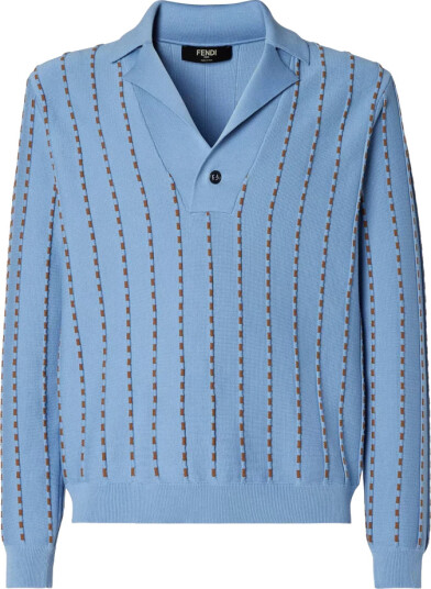 Fendi Herre Topper Blå M,