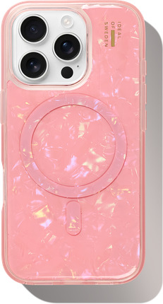 Ideal Of Sweden Pearlised Magsafe Case iPhone 16 Pro Pink