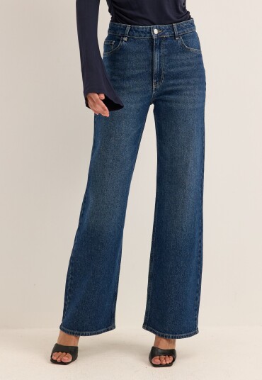 Bubbleroom Wide Leg Jeans