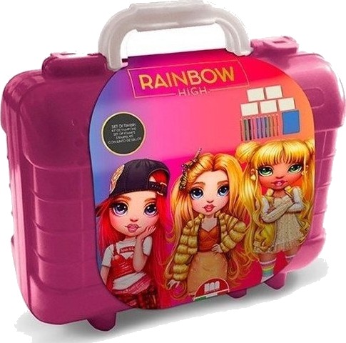 Multiprint Multiprint Reisesett I Koffert Rainbow High 42114 Multiprint Mix Multiprint Multiprint Reisesett I Koffert Rainbow High 42114 Multiprint Mix