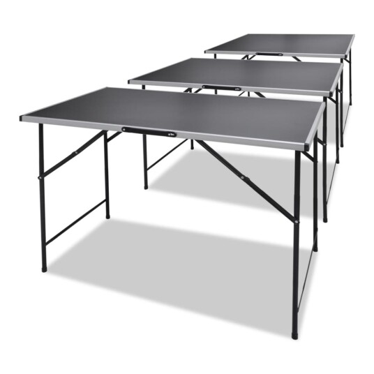 Arbeidsbord 3 stk sammenleggbare 140735