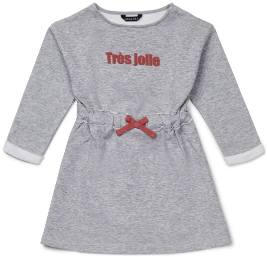Luca &  Lola Abele Kjole Grey Melange 110-116