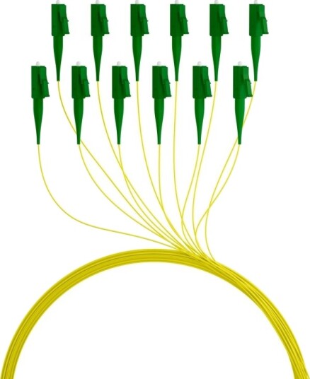 Efb Elektronik Ftth-Pigtail-Lca1, 2 M, Lc/Apc, Os2, 6X Lc, 6X Lc