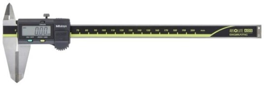 Mitutoyo 500 236 30 ABSOLUTE AOS Digimatic Skyvelære 0 200mm Karbidbelegg Flat Skaft Datautgang