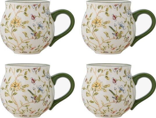 Bloomingville   Bloomie Cup sett med 4 stk.   Flerfarget