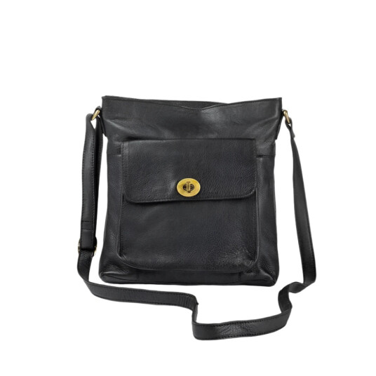 Re:Designed by Dixie Kay Urban skulderveske i skinn Svart